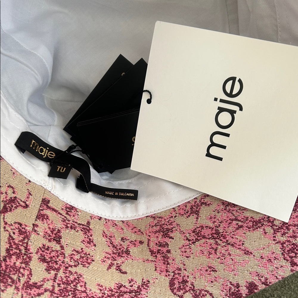 Maje Pink Floral Bucket Hat